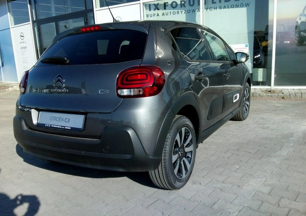 Citroen C3 cena 83900 przebieg: 4, rok produkcji 2024 z Słubice małe 92